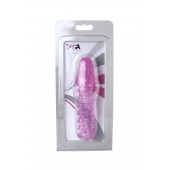 Розовая насадка с нежными шипами - 13,5 см. - Toyfa Basic - в Краснодаре купить с доставкой