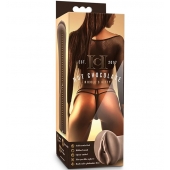 Коричневый мастубратор-вагина Nicole s Kitty - Blush Novelties - в Краснодаре купить с доставкой