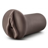Коричневый мастубратор-вагина Nicole s Kitty - Blush Novelties - в Краснодаре купить с доставкой