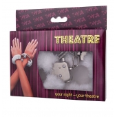 Наручники с белой меховой опушкой - ToyFa - купить с доставкой в Краснодаре