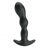 Черный анальный стимулятор простаты с вибрацией Special Anal Massager - 14,5 см. - Baile - в Краснодаре купить с доставкой