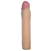 Телесная насадка-удлинитель из неоскин - 19,5 см. - LOVETOY (А-Полимер) - в Краснодаре купить с доставкой