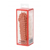Телесная насадка на фаллос с бугорками KOKOS Extreme Sleeve 10 - 15,8 см. - KOKOS - в Краснодаре купить с доставкой