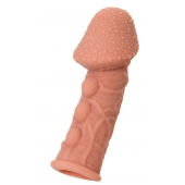 Насадка на фаллос с пузыриками, венками и ребристостью KOKOS Extreme Sleeve 09 - 12,7 см. - KOKOS - в Краснодаре купить с доставкой