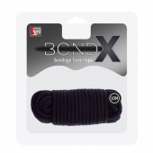 Черная веревка для связывания BONDX LOVE ROPE - 10 м. - Dream Toys - купить с доставкой в Краснодаре