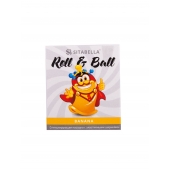 Стимулирующий презерватив-насадка Roll   Ball Banana - Sitabella - купить с доставкой в Краснодаре