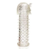 Закрытая прозрачная насадка на пенис Crystal Sleeve Faraon - 13,5 см. - Erowoman-Eroman - в Краснодаре купить с доставкой