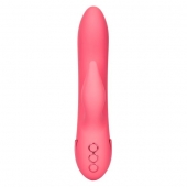 Коралловый вибратор San Francisco Sweetheart с функцией движения пальчика - California Exotic Novelties
