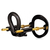 Черный экстендер-растяжитель пениса - Sex Expert - в Краснодаре купить с доставкой