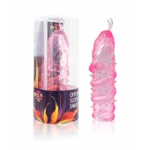 Закрытая рельефная насадка Crystal sleeve snakes в виде змеи с усиками - 14 см. - Erowoman-Eroman - в Краснодаре купить с доставкой