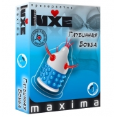 Презерватив LUXE Maxima  Глубинная бомба  - 1 шт. - Luxe - купить с доставкой в Краснодаре