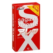 Утолщенные презервативы Sagami Xtreme Feel Long с точками - 10 шт. - Sagami - купить с доставкой в Краснодаре