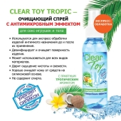 Очищающий спрей для игрушек CLEAR TOY Tropic - 100 мл. - Биоритм - купить с доставкой в Краснодаре