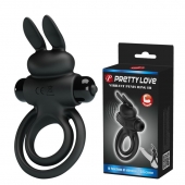 Черное эрекционное кольцо с вибростимуляцией клитора Vibrant Penis Ring III - Baile - в Краснодаре купить с доставкой