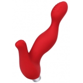 Красный силиконовый вибростимулятор простаты Proman - 12,5 см. - ToyFa - в Краснодаре купить с доставкой