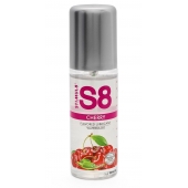 Смазка на водной основе S8 Flavored Lube со вкусом вишни - 125 мл. - Stimul8 - купить с доставкой в Краснодаре