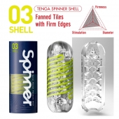 Мастурбатор SPINNER Shell - Tenga - в Краснодаре купить с доставкой