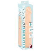 Телесная насадка-удлинитель Silicone Extension - 19 см. - Orion - в Краснодаре купить с доставкой