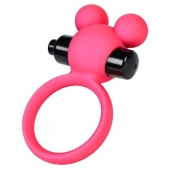 Розовое виброкольцо на пенис A-Toys - A-toys - в Краснодаре купить с доставкой