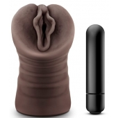 Коричневый мастурбатор-вагина Alexis - Blush Novelties - в Краснодаре купить с доставкой