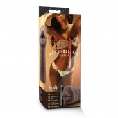 Коричневый мастурбатор-ротик Heather - Blush Novelties - в Краснодаре купить с доставкой