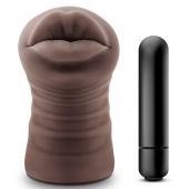 Коричневый мастурбатор-ротик Renee - Blush Novelties - в Краснодаре купить с доставкой