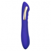 Фиолетовый вибратор с электростимуляцией Intimate E-Stimulator Petite Wand - 18,5 см. - California Exotic Novelties - купить с доставкой в Краснодаре