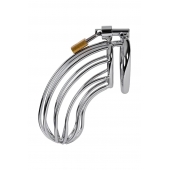 Серебристый пояс верности TOYFA на замочке - ToyFa - купить с доставкой в Краснодаре