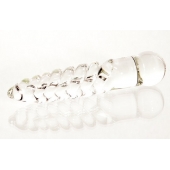 Фаллоимитатор-спираль из прозрачного стекла - 16 см. - Sexus купить с доставкой в интернет-магазине Orgasmix в Краснодаре Фаллоимитатор-спираль из прозрачного стекла - 16 см. - Sexus