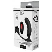 Черный массажер простаты REMOTE P-PLEASER - Dream Toys - в Краснодаре купить с доставкой