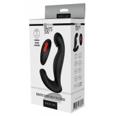 Черный вибромассажер простаты SWIRLING P-PLEASER - Dream Toys - в Краснодаре купить с доставкой