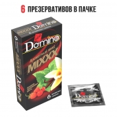 Ароматизированные презервативы DOMINO  Ароматный микс  - 6 шт. - Domino - купить с доставкой в Краснодаре
