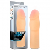 Телесная насадка-удлинитель на пенис PERFORMANCE 1.5INCH COCK XTENDER - 16 см. - Blush Novelties - в Краснодаре купить с доставкой