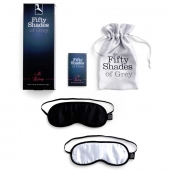 Набор из двух масок на глаза Soft Blindfold Twin Pack - Fifty Shades of Grey - купить с доставкой в Краснодаре