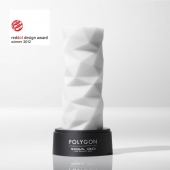 Белый 3D мастурбатор POLYGON - Tenga - в Краснодаре купить с доставкой