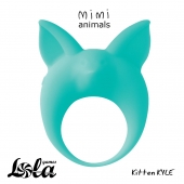 Зеленое эрекционное кольцо Kitten Kyle - Lola Games - в Краснодаре купить с доставкой
