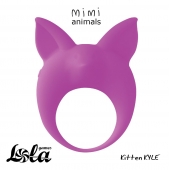 Фиолетовое эрекционное кольцо Kitten Kyle - Lola Games - в Краснодаре купить с доставкой