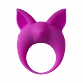 Фиолетовое эрекционное кольцо Kitten Kyle - Lola Games - в Краснодаре купить с доставкой