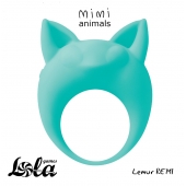 Зеленое эрекционное кольцо Lemur Remi - Lola Games - в Краснодаре купить с доставкой