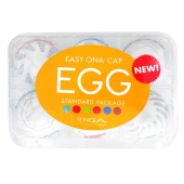 Набор из 6 мастурбаторов Tenga EGG Easy Beat с различным рельефом - Tenga - в Краснодаре купить с доставкой