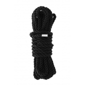 Черная веревка для шибари DELUXE BONDAGE ROPE - 5 м. - Dream Toys - купить с доставкой в Краснодаре