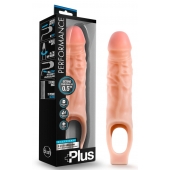 Телесный реалистичный фаллоудлинитель 9 Inch Silicone Cock Sheath Penis Extender - 22,86 см. - Blush Novelties - в Краснодаре купить с доставкой