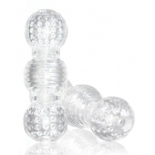 Прозрачный фигурный мастурбатор Master Stroker - Blush Novelties - в Краснодаре купить с доставкой