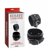 Черные наручники Surrender Wrist Restraints - Chisa - купить с доставкой в Краснодаре