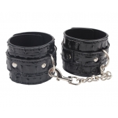 Черные наручники Surrender Wrist Restraints - Chisa - купить с доставкой в Краснодаре
