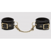 Черные наручники Bound to You Faux Leather Wrist Cuffs - Fifty Shades of Grey - купить с доставкой в Краснодаре