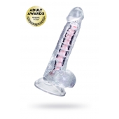 Прозрачный гибкий фаллоимитатор Paret - 18 см. - A-toys купить с доставкой в интернет-магазине Orgasmix в Краснодаре Прозрачный гибкий фаллоимитатор Paret - 18 см. - A-toys