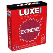 Текстурированные презервативы LUXE Royal Extreme - 3 шт. - Luxe - купить с доставкой в Краснодаре