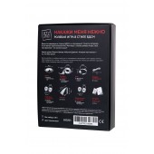 Фиолетовый набор БДСМ «Накажи меня нежно» с карточками - Штучки-дрючки - купить с доставкой в Краснодаре