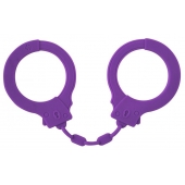 Фиолетовые силиконовые поножи Limitation - Lola Games - купить с доставкой в Краснодаре